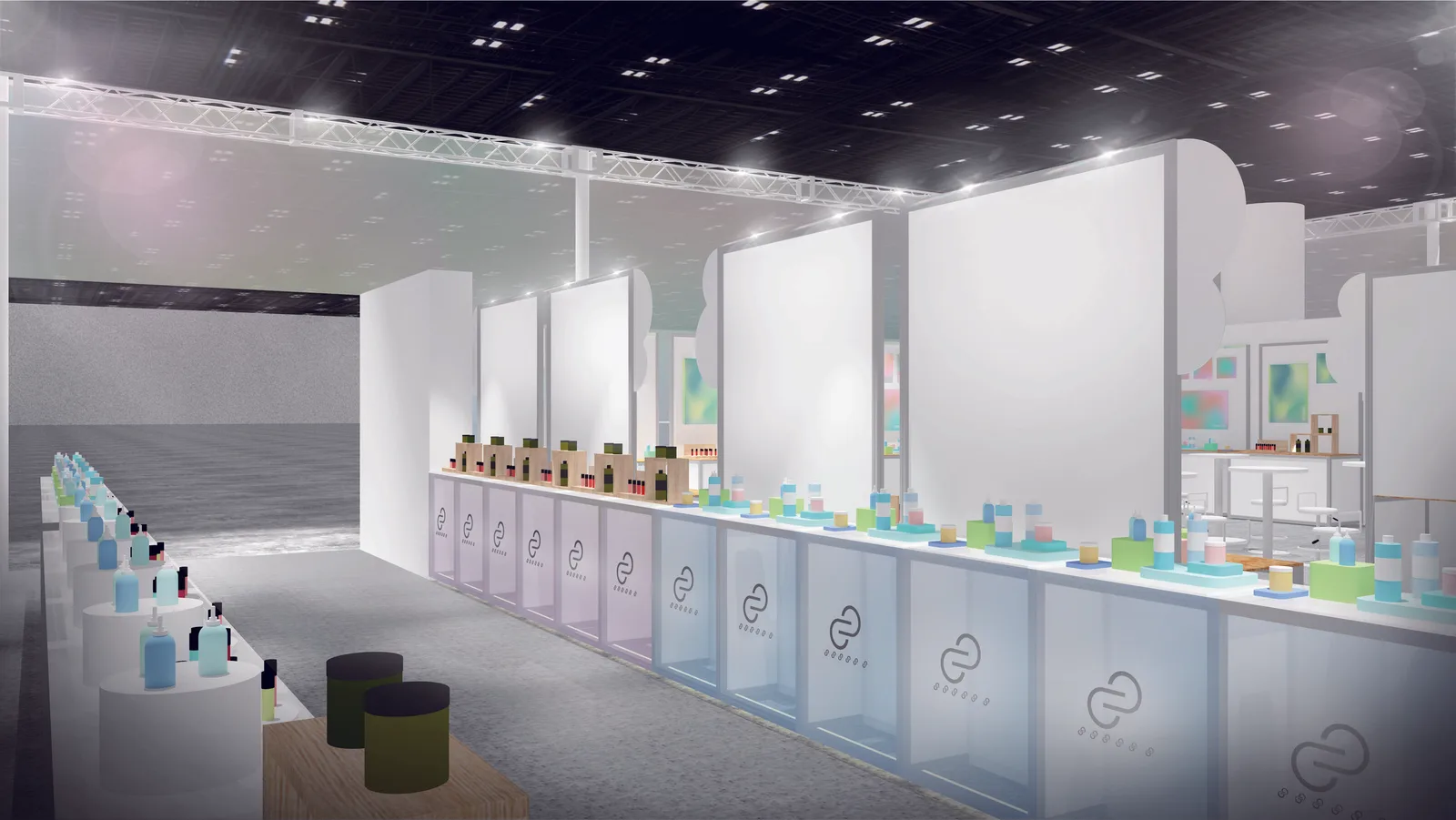 Premium Niche Boutique booth rendering