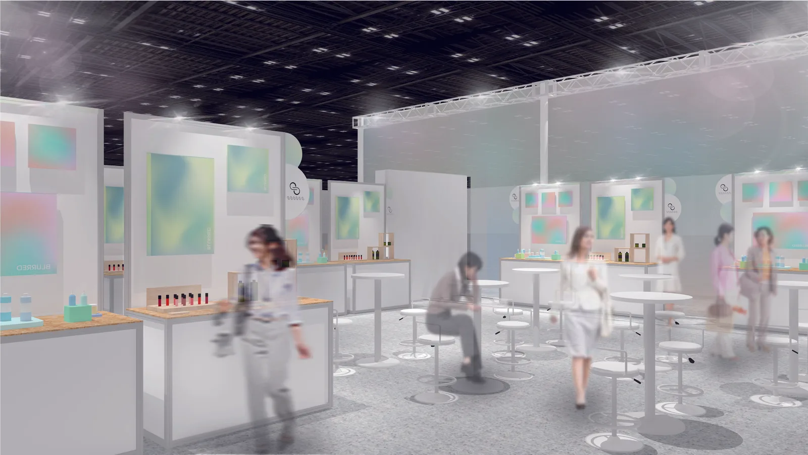 Premium Niche Boutique booth interior